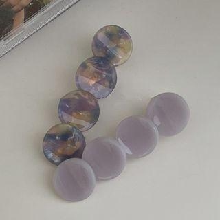 Disc Acetate Hair Clip