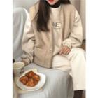 Snap-button Faux-shearling Vest