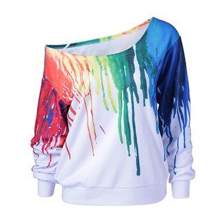 Paint Print Pullover