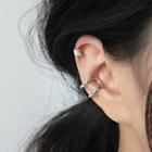 925 Sterling Silver Layered Ear Cuff