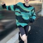 Tie-dyed Loose Cardigan / Sweater
