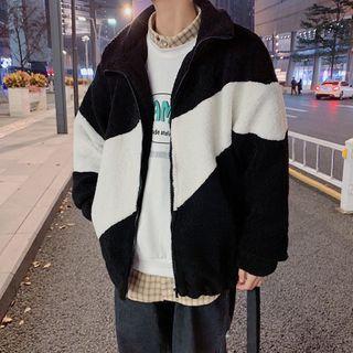 Fleece Two Tone Zip Jacket