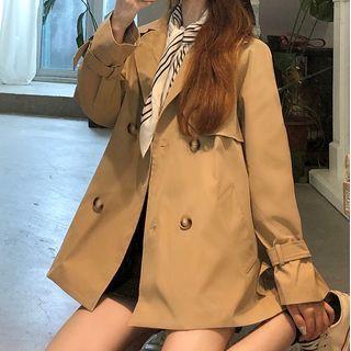 Double Breast Jacket Khaki - One Size