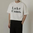 Simple Lettering Round-neck Short-sleeve T-shirt