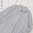 Long Sleeve Striped Shirt Stripe - White - One Size