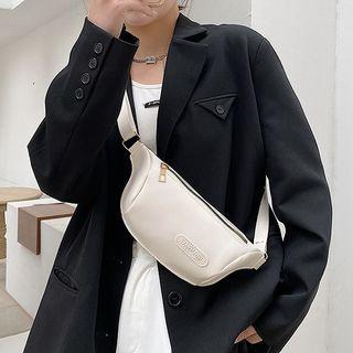 Wide Strap Plain Sling Bag