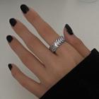 Alloy Open Ring 1 Pc - Silver - One Size
