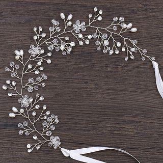 Wedding Faux Pearl Branches Headpiece