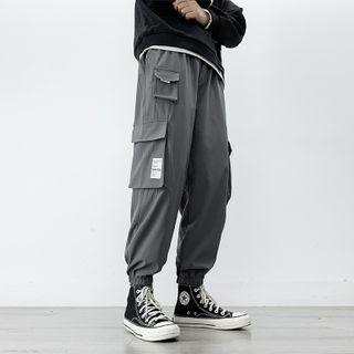 Pocket Wide-leg Sweatpants