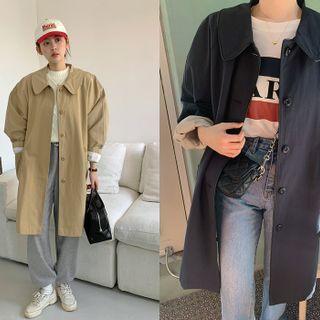 Round-collar Mac Coat