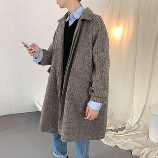 Melange Zip Coat