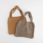 Wool Knit Shopper Bag