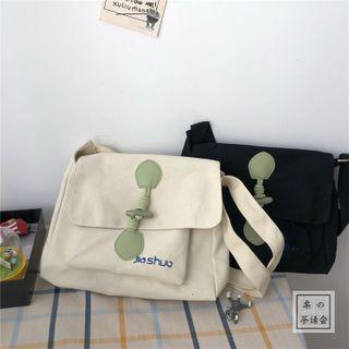 Toggle Canvas Crossbody Bag