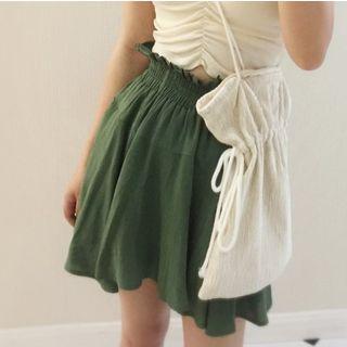 Frill Trim A-line Mini Skorts