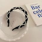 Beaded Headband 1pc - Black - One Size