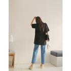 Plus Size V-neck Cotton T-shirt