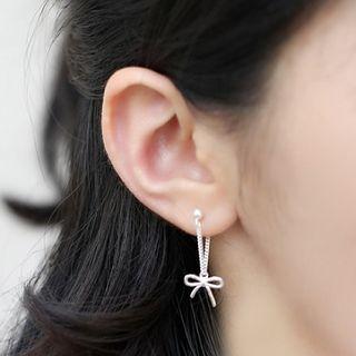 Ribbon-accent Earring