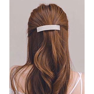 Rhinestone-pave Hair Barrette