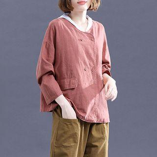 Plain Cropped Sleeve Bolero