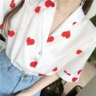 Heart Printed Blouse