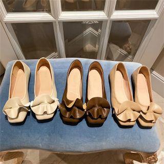 Ruffle Accent Flats