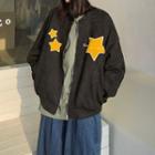 Star Applique Zipped Jacket