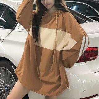 Letter Long-sleeve Hooded Sweatshirt