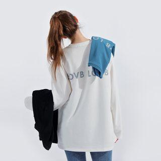 [lovb] Boxy-fit Letter T-shirt