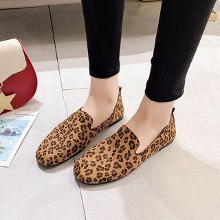 Leopard Print Moccasin