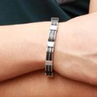 Stainless Steel Silicone Bracelet 815 - Bracelet - One Size