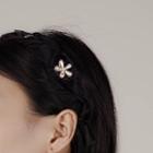 Flower Mesh Headband Black - One Size