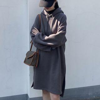 Bobble Midi Hoodie Dress