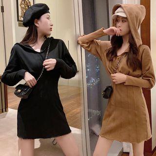 Mini A-line Hoodie Dress