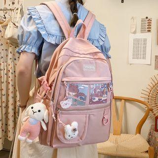 Buckled Backpack / Chain / Pin / Set
