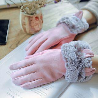 Faux-fur Gloves