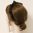 Bow Fabric Headband Headband - Black - One Size