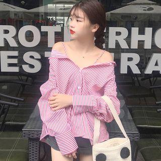Two-way Striped Shirt