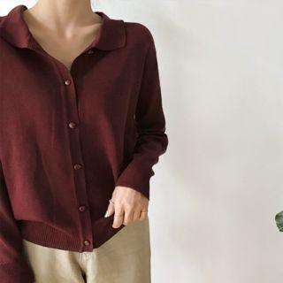 Collared Knit Blouse