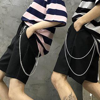 Wide Leg Shorts / Chain / Layered Chains / Set