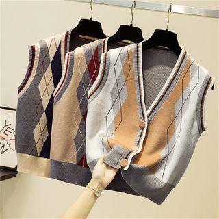 Diamond Knit Vest
