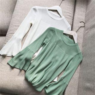 Knit 3/4-sleeve Top