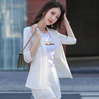 3/4-sleeve Blazer / Shorts / Set