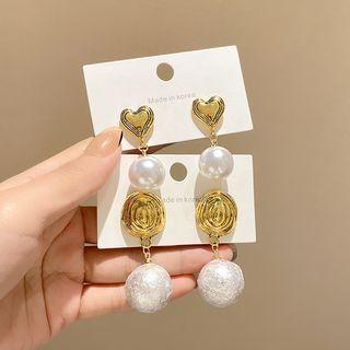 Alloy Faux Pearl Dangle Earring (various Designs)