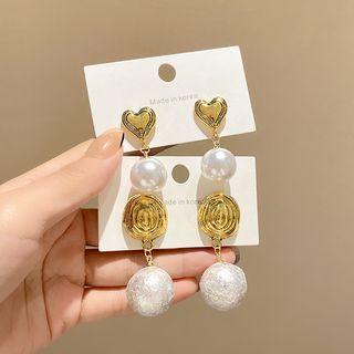 Alloy Faux Pearl Dangle Earring (various Designs)