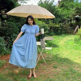 Smocked Long Empire Dress