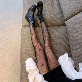 Fishnet Tights Pentagram -