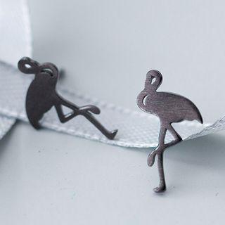 Flamingo Animal Stud Earring