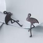 Flamingo Animal Stud Earring