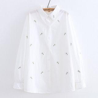 Dandelion Embroidered Shirt