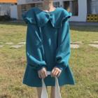 Mini Frill Trim Sweatshirt Dress